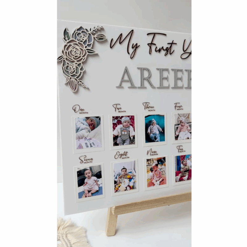 Baby Photo Board-Rectangular Shape - Image 2