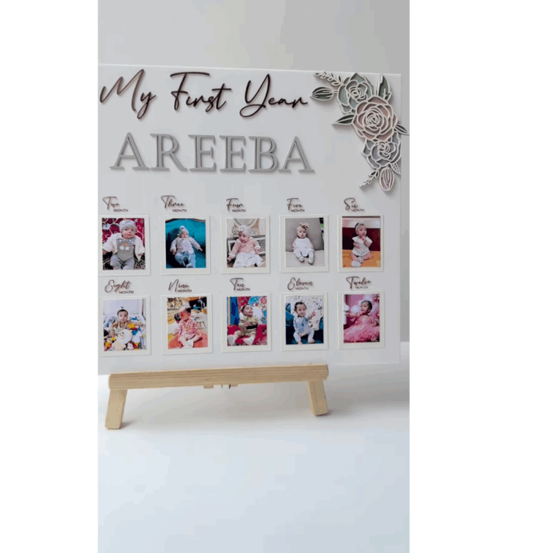 Baby Photo Board-Rectangular Shape